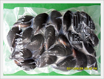 Frozen Boiled Mussel with Shell Made in Korea